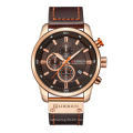 Curren 8291Men Watches Chronograph Luxury Brand Watches Sports Quartz WristWatch Leather Waterproof Watches relogio masculino